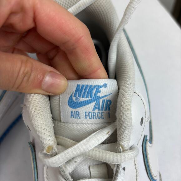 Nike Air Force 1 \'07 Low White University Blue Sole Sneakers Shoes Men\'s 9.5 main image 13